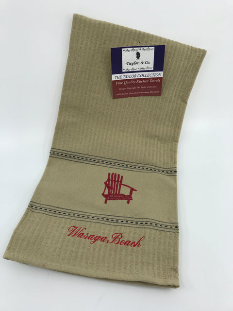 Tea Towel- Logo/ Wasaga Beach