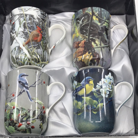 Sets of 4 - Fine China Mugs- McIntosh Collections